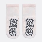 Носки детские с силиконом на стопе, цвет зефирный, размер 14 (22-24) - фото 22294827