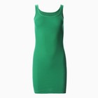 Платье женское, цвет тёмно-зелёный, размер 46 (L) - фото 319541018