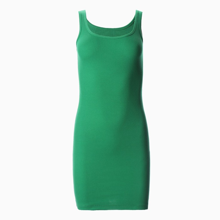 Платье женское, цвет тёмно-зелёный, размер 46 (L)