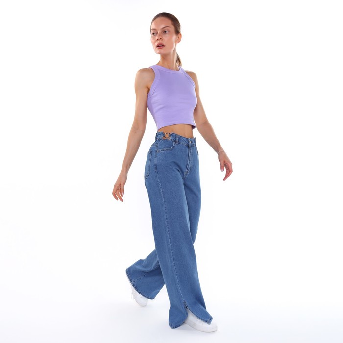 Джинсы женские, цвет голубой, размер 48 (42) 63573