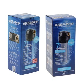 

УЦЕНКА Корпус предфильтра "Аквафор", 1/2", 12х12.5х39 см, для холодной воды, армированный
