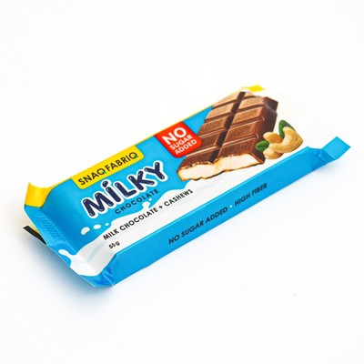 Молочный шоколад SNAQFABRIQ с молочно-ореховой пастой, 55 г