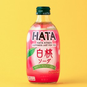 Напиток газированный HATASODA со вкусом белого персика, 300 мл