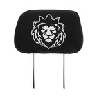 Чехлы на подголовник Лев, черные, набор 2 шт. - Фото 2