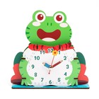 Часы настольные, серия: Детские, "Лягушонок" - фото 22296126