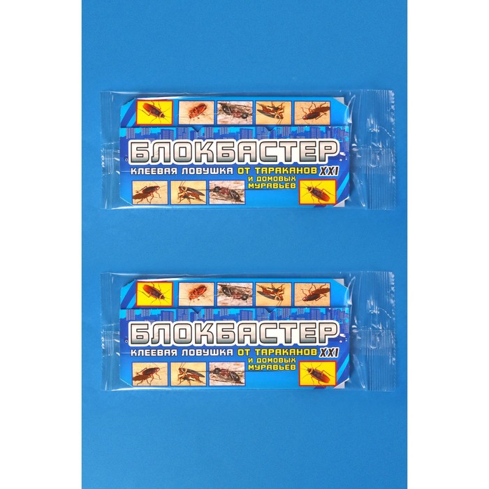 Домик-ловушка от тараканов Блокбастер, в прозрачном пакете, 1 шт  набор из 2 шт - Фото 1