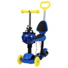 Самокат 5 в 1, колеса световые PU 120/80 мм - Фото 2