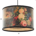 Торшер "Медиум цветочный" Е27 40Вт белый22х22х155см  МОДЕЛЬ F761TT-1297 - фото 22296482