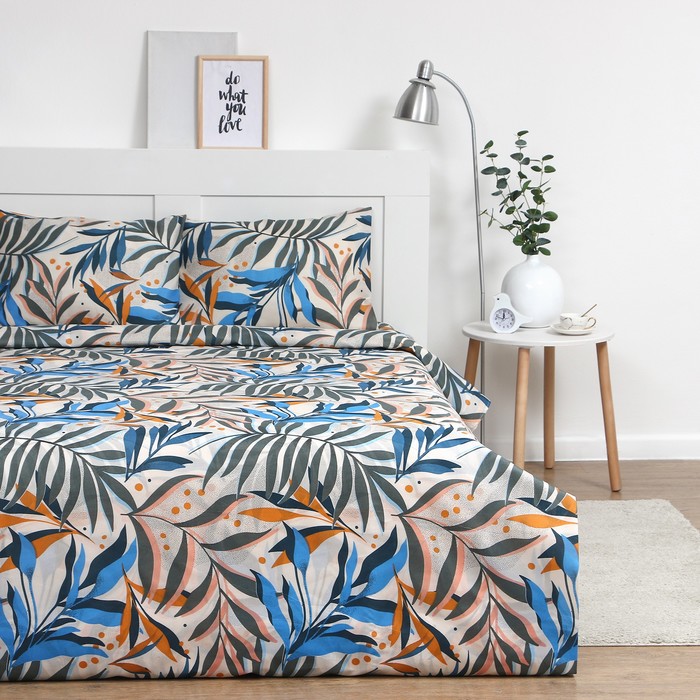 Постельное бельё 1,5сп Экономь и Я "Fresh melody" 143х215см, 145х214см, 50х70см-1шт, 60г/м2, микрофибра