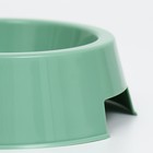 Миска пластиковая двойная 29.5×16.5×5 см, оливковая - Фото 4