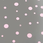 Пленка для цветов "Круги" розовая 0,7 х 8.2 м, 40мкм - Фото 3