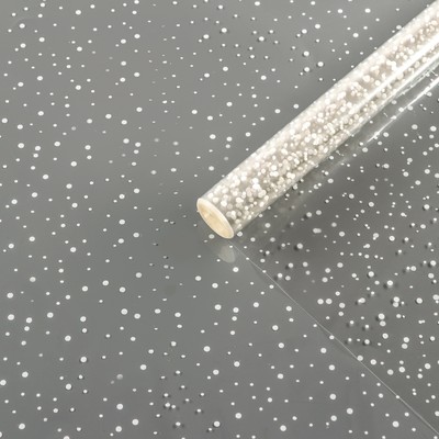 Пленка для цветов «Мошка» белая 0.7×8.2 м, 40 мкм