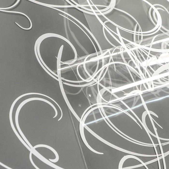 Пленка для цветов «Серпантин» белая 0.7×8.2 м, 40 мкм