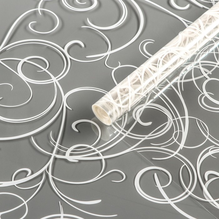 Пленка для цветов «Серпантин» белая 0.7×8.2 м, 40 мкм - Фото 1
