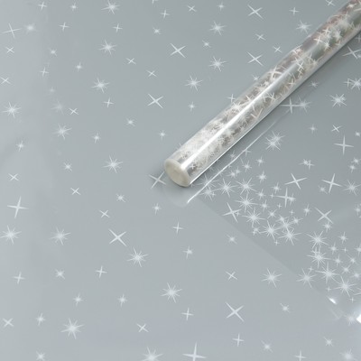 Пленка для цветов «Искра» белый 0.7×8.2 м, 40 мкм