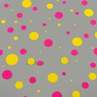 Пленка для цветов "Конфетти" яр.розовый+желтый 0,7 х 8.2 м, 40мкм - фото 9852370
