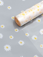 Пленка для цветов «Маргаритка» белый+жёлтый 0.7×8.2 м, 40 мкм - Фото 4