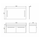 Зеркало Comforty Жасмин 120, светодиодная лента, бесконтактный сенсор, 120×65 см - Фото 4