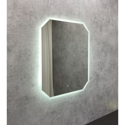 Зеркало Comforty «Колеус 65», с LED-подсветкой, с бесконтактным сенсором, 650×800 мм