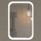 Зеркало Comforty Пион 60, LED-подсветка, бесконтактный сенсор, 70х120 см - фото 299282015