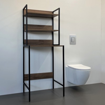 Стеллаж для стиральной машины Comforty, 650×465×1600 мм, цвет дуб тёмно-коричневый