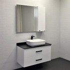 Тумба-умывальник Comforty «Амстердам-95», белый глянец со столешницей, с раковиной, T-Y9378 - Фото 5