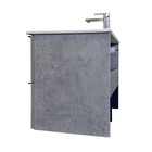 Тумба – умывальник Comforty «Франкфурт – 75», с раковиной 75E, цвет бетон светлый - Фото 4