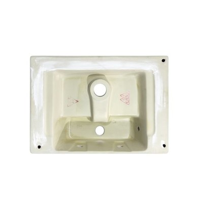 Раковина накладная Comforty 7657D, прямоугольная, цвет белый, 50 см