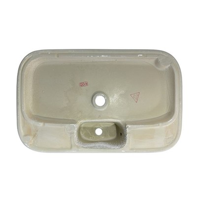Раковина накладная Comforty 78500D, прямоугольная, цвет белый, 75 см