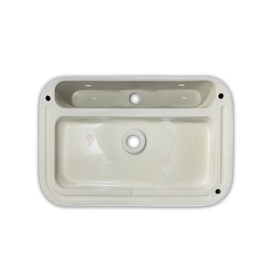 Раковина накладная Comforty 78574-60, прямоугольная, цвет белый, 60 см
