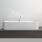 Раковина накладная Comforty 78575-70, прямоугольная, 71 см, белая - фото 12993252