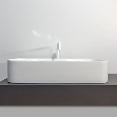 Раковина накладная Comforty 78575-70, прямоугольная, цвет белый, 71 см