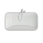 Раковина накладная Comforty 78575-70, прямоугольная, 71 см, белая - фото 12993254