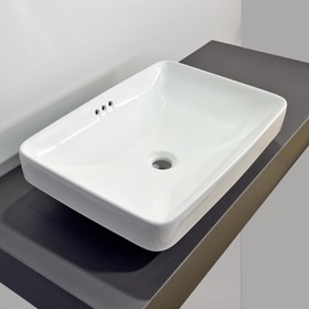 

Раковина врезная Comforty 78708, прямоугольная, белая