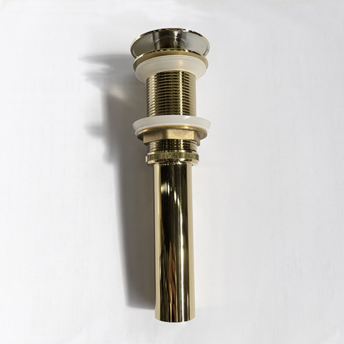 Донный клапан Comforty DK-01G, без перелива, цвет золотой - Фото 1