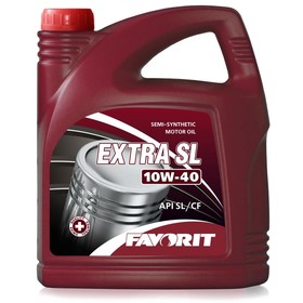 

Масло моторное Favorit Extra SL SAE 10W-40, API SL/CF, полусинтетическое, 4 л