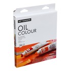 УЦЕНКА Краски масляные 24 цвета, металлическая туба 12 мл, в картонной коробке - Фото 1