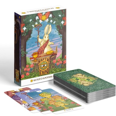 Таро «Белый кролик», 78 карт (6×11 см), 16+
