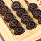 Нарды деревянные большие, настольная игра "Медведь", 40 х 40 см, с шашками - Фото 4