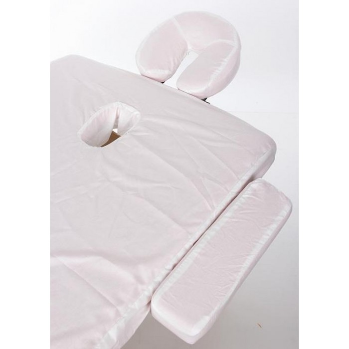 Хлопковое покрытие для массажного стола, цвет белый - фото 1906293642