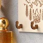 Ключница настенная декоративная «Горы.костёр», 11.5?15 см (комплект 3 шт) - фото 52686039