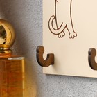 Ключница настенная «Кот», 8×15 см - фото 60815493