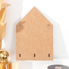 Ключница настенная декоративная «Цветы», крючки на панно, 10?15 см (комплект 3 шт) - фото 52686048