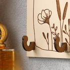 Ключница настенная декоративная «Домик с цветами», 12?15 см (комплект 2 шт) - фото 52686051