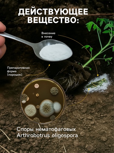 Средство от болезней растений «Флагрин-Д» (Нематодин), 10 г