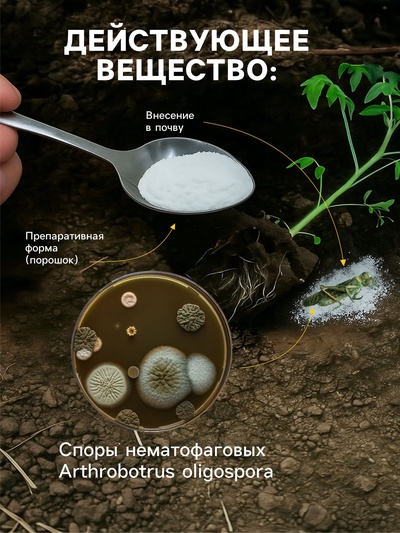 Средство от болезней растений «Флагрин-Д» (Нематодин), 100 г