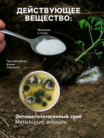Средство от насекомых и вредителей «Метаризин», 1000 г