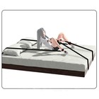 Набор БДСМ Оки-Чпоки, фиксирующие ремни для кровати, универсальны размер, стропа. черный - Фото 4