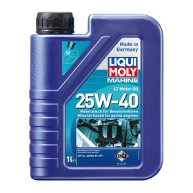 Масло моторное LiquiMoly Marine 4T Motor Oil 25W-40, минеральное, 1 л