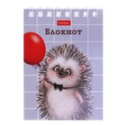 Блокнот А7, 40 листов на гребне в клетку «Хорошо быть ёжиком», обложка мелованный картон, блок офсет 65 г/м² - Фото 9